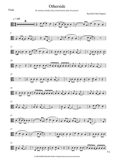 Otherside (arr. André Laitano)