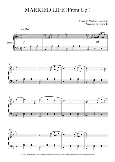 Married Life (arr. Bruna T.)
