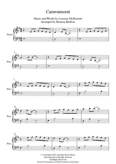 Caravanserai (arr. Roxana Belibou)
