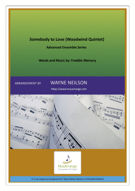 Somebody To Love (arr. Wayne Neilson (APRA/AMCOS/MAGA))