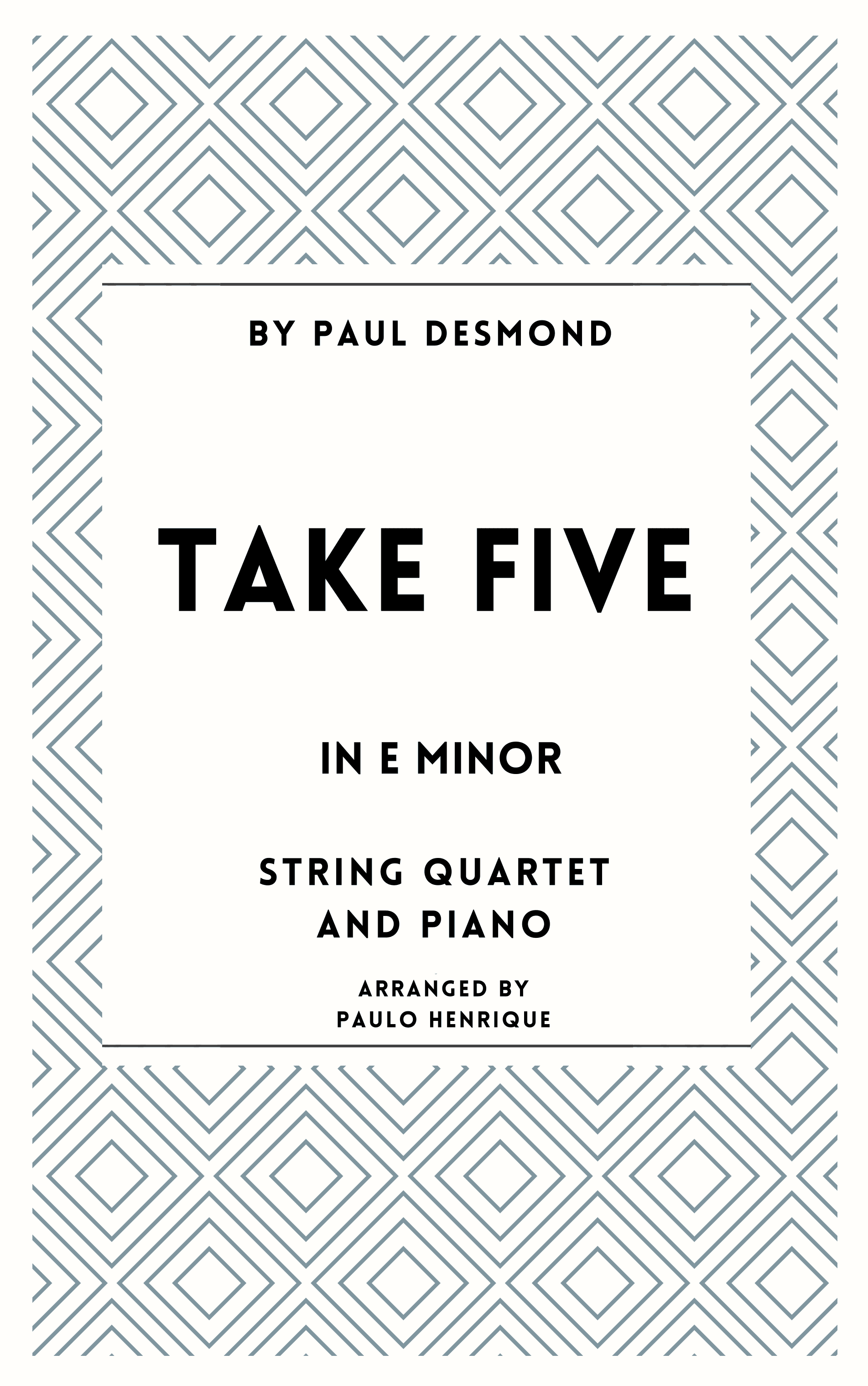 Take Five (arr. Paulo Henrique)