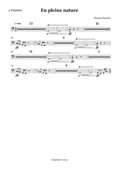 En Pleine Nature/Timpani PART