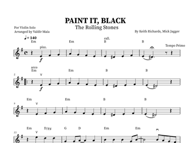 Paint It, Black (arr. Valdir Maia)