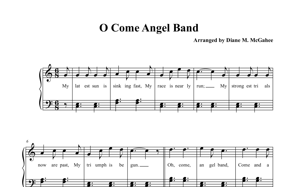 O Come Angel Band (arr. Arranged by Diane M. McGahee)