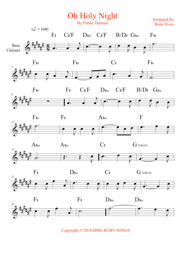 oh holy night (arr. Rene Alves)