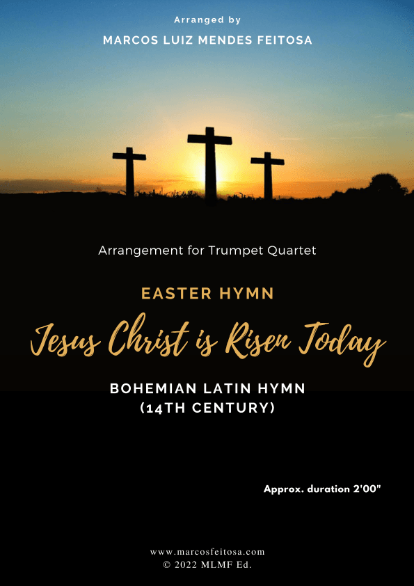 Easter Hymn (Jesus Christ is Risen Today) - Trumpet Quartet (arr. MARCOS LUIZ MENDES FEITOSA)