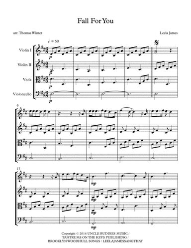 Fall For You (arr. Thomas Winter)