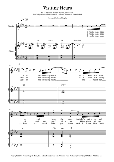 Visiting Hours (arr. Kurt Murphy)