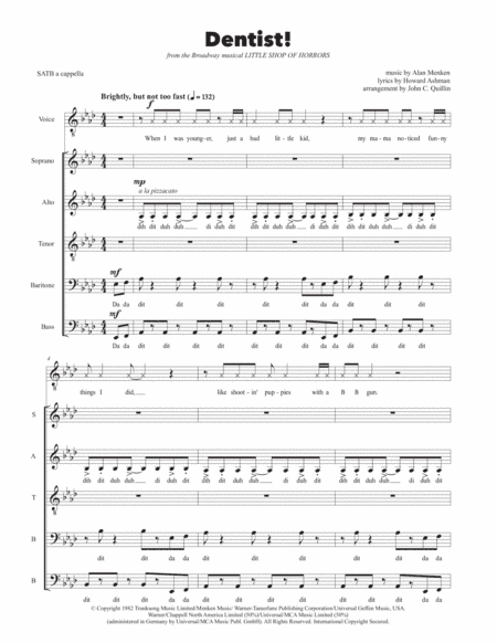 Dentist! (arr. John C. Quillin)