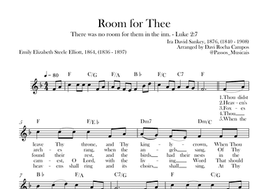 Room for Thee (arr. Davi Rocha Campos)