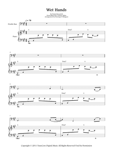Wet Hands (arr. Henrique F Mangoni)