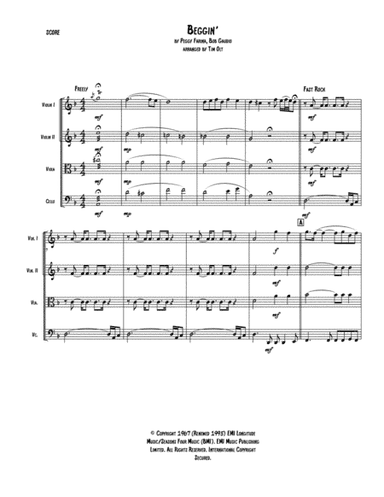 Beggin' (arr. Tim Olt)