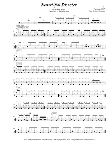 Beautiful Disaster (arr. Carlos Sanchez)
