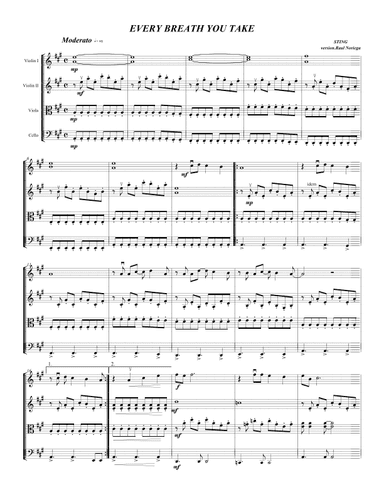 Every Breath You Take (arr. RAUL NORIEGA)