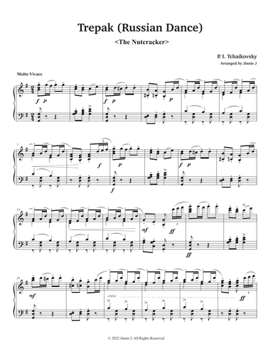 Russian Dance 'Trepak' (The Nutcracker) (arr. Jinnie J)