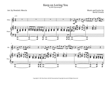 Keep On Loving You (arr. Dominic Meccia)