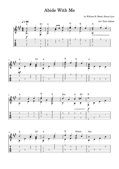 Abide With Me (arr. Tyler Adams)