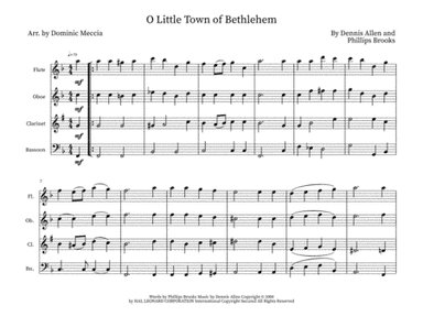 O Little Town Of Bethlehem (arr. Dominic Meccia)