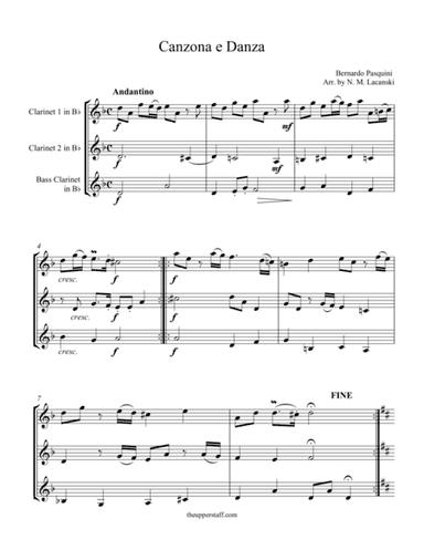Canzona e danza (arr. Nick Lacanski)