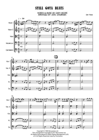 Still Got The Blues (arr. João Lourenço Gama Jandiroba)