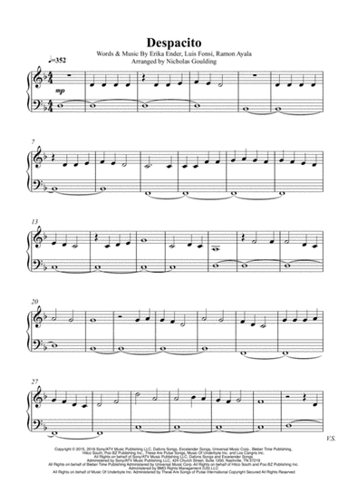 Despacito (arr. Nicholas Goulding)