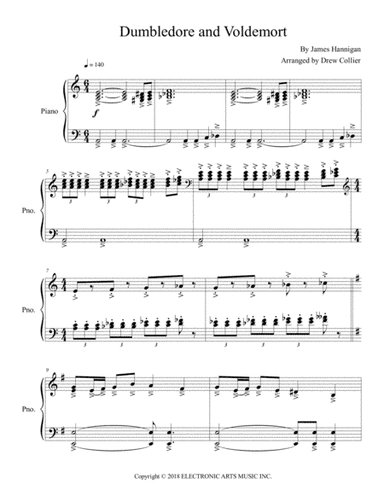 Dumbledore And Voldemort (arr. Drew Collier)