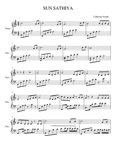 Sun Saathiya: ABCD 2 (arr. Catherina Joseph)