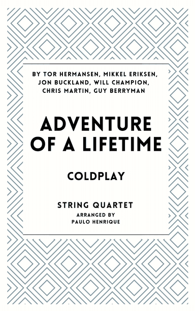 Adventure Of A Lifetime (arr. Paulo Henrique)