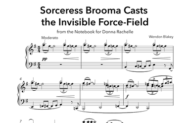 Sorceress Brooma Casts the Invisible Force-Field