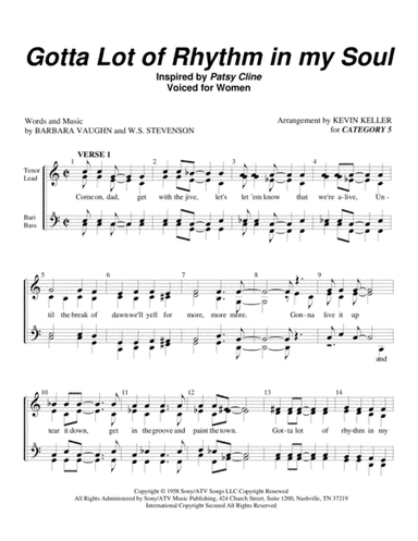 Got A Lot Of Rhythm In My Soul (arr. Kevin Keller)