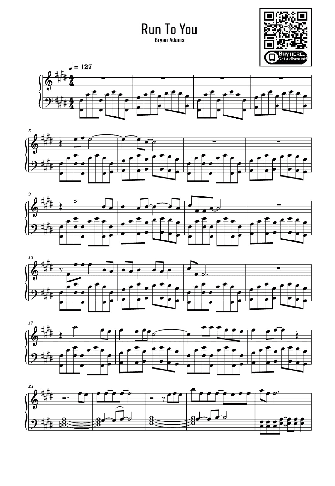 Run To You (arr. eduardo)