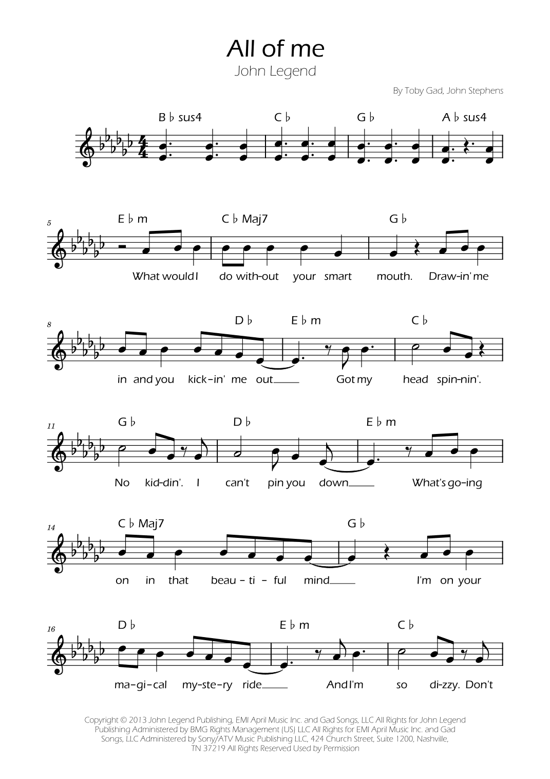 All Of Me (arr. Ygor Nunes)