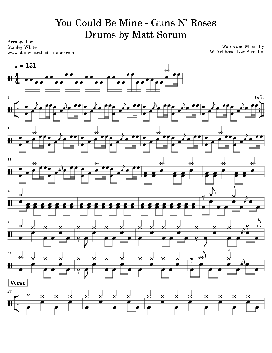 You Could Be Mine (arr. Stanley White)