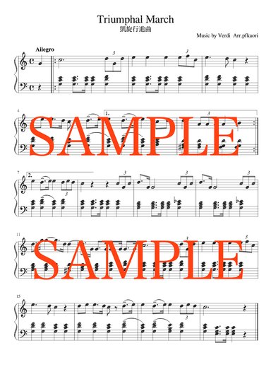 TriumphalMarch (arr. pfkaori)