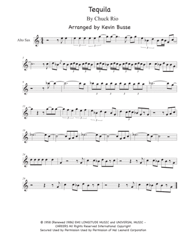 Tequila (arr. Kevin Busse)