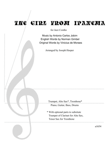 The Girl From Ipanema (Garota De Ipanema) (arr. Joseph Hasper)