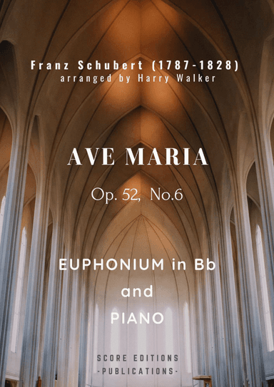 Schubert: Ave Maria (for Euphonium T.C. and Piano) (arr. Harry Walker)