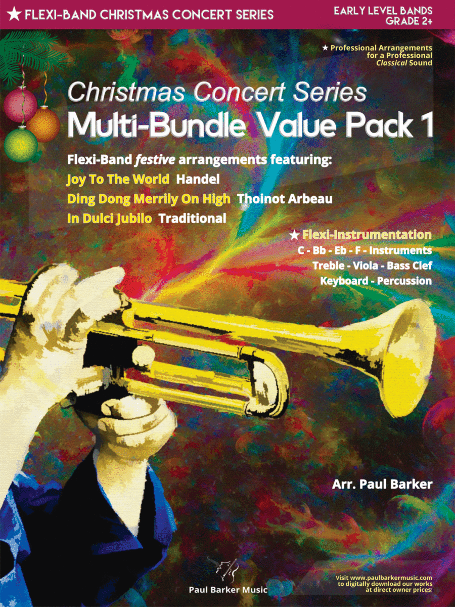 Christmas Concert Series - Multi Bundle 1 (Flexible Instrumentation) (arr. Paul Barker)