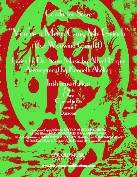 You're A Mean One, Mr. Grinch (arr. Kenneth Abeling)