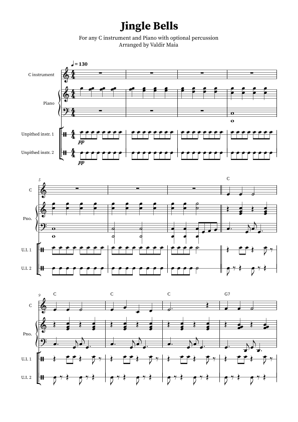Jingle Bells (arr. Valdir Maia)