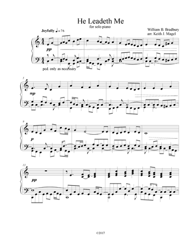 He Leadeth Me II (arr. Keith James)