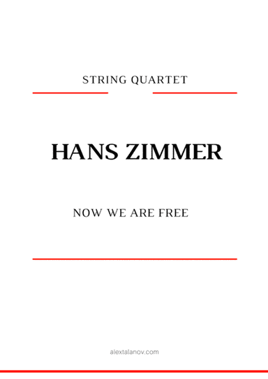 Now We Are Free (arr. Alex Talanov)