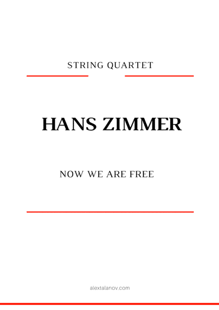 Now We Are Free (arr. Alex Talanov)