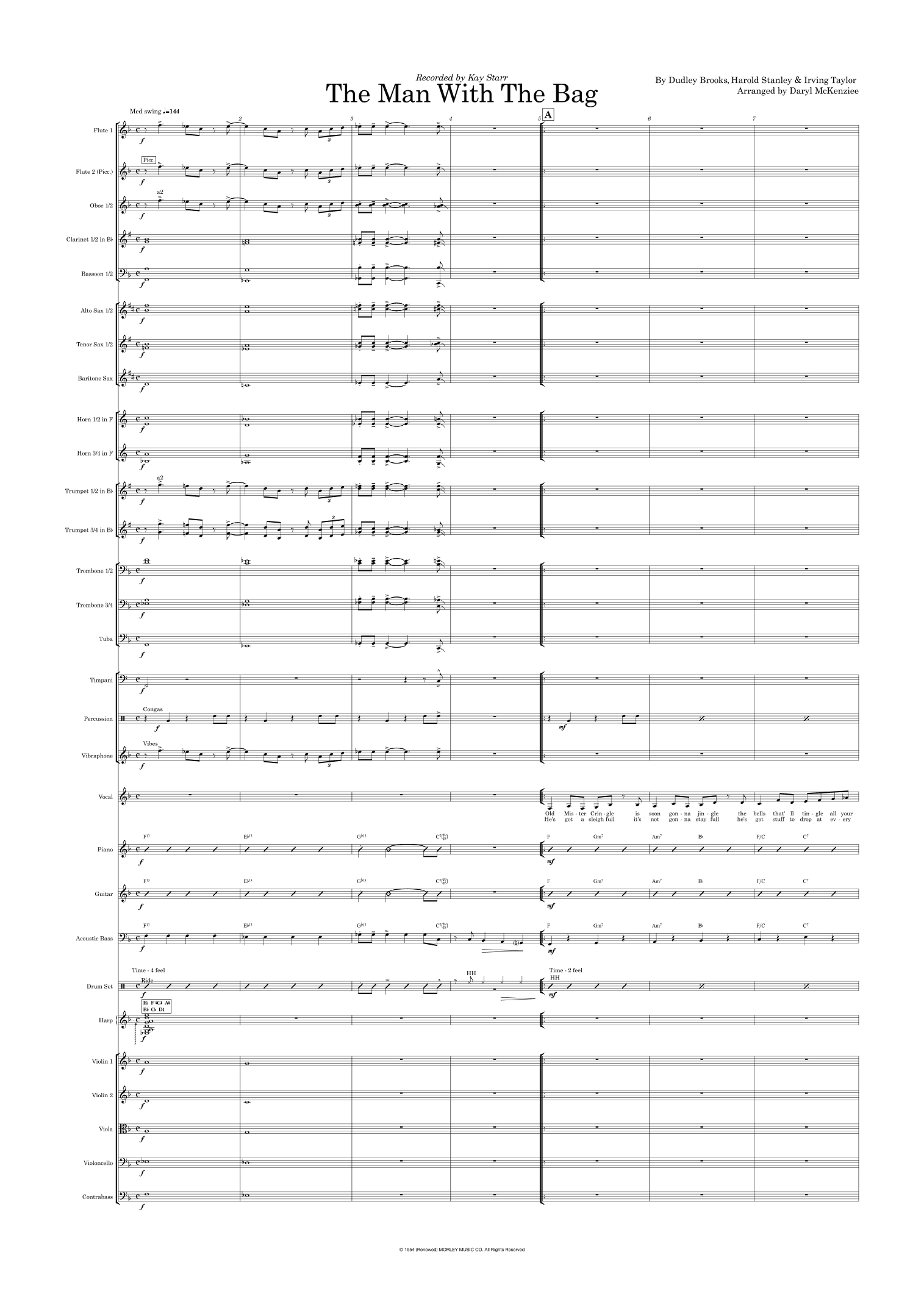 (everybody's Waitin' For) The Man With The Bag (arr. Daryl McKenzie)