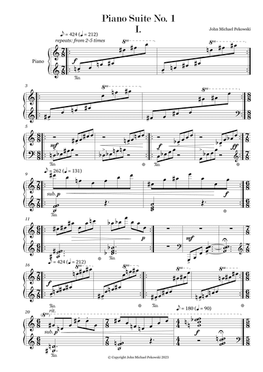 Piano Suite No. 1