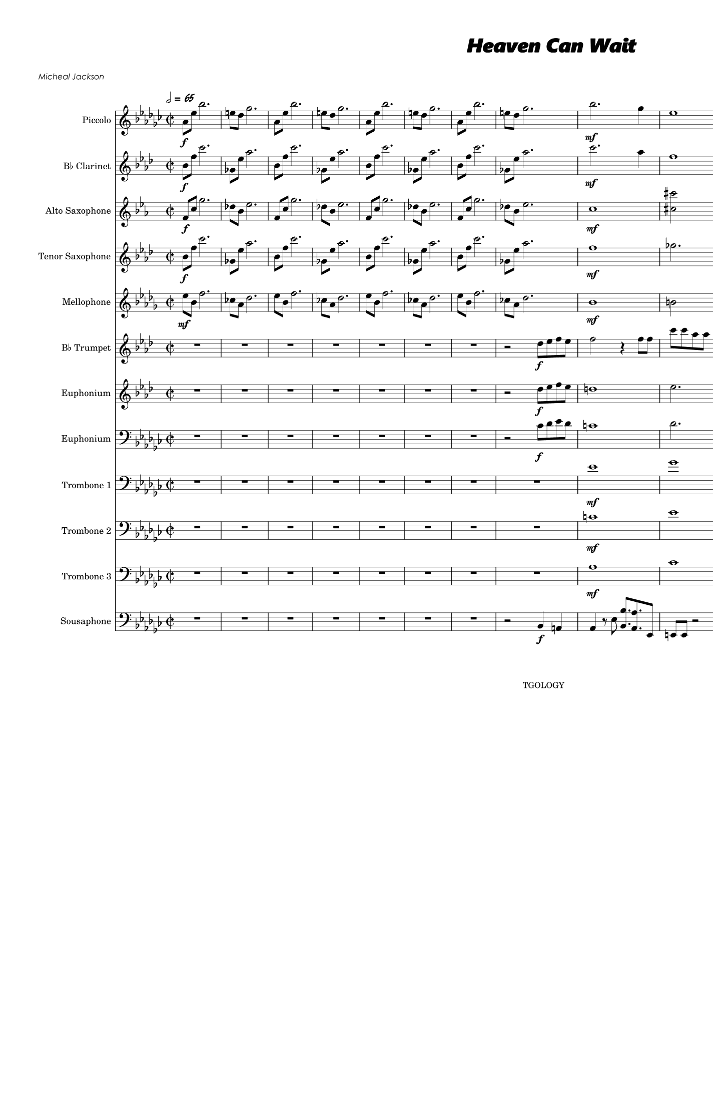 Heaven Can Wait (arr. Russell Cratic)