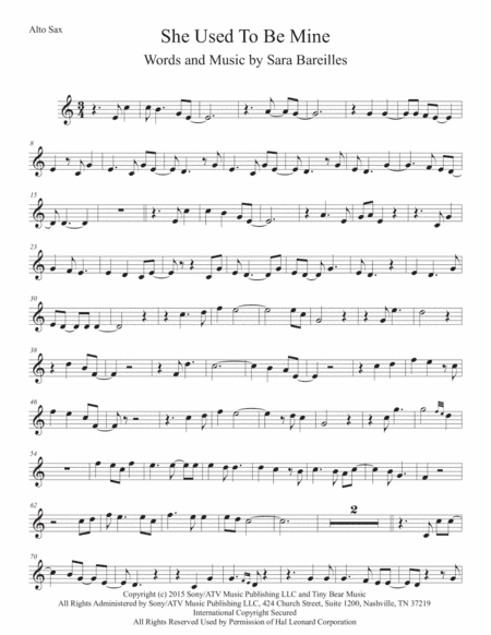 She Used To Be Mine from WAITRESS THE MUSICAL (arr. Kevin Busse)
