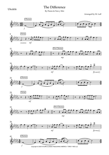 The Difference (arr. Matt Luff)