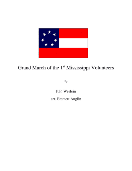 March of the First Mississippi Regiment - Concert Band (arr. Emmett Anglin)