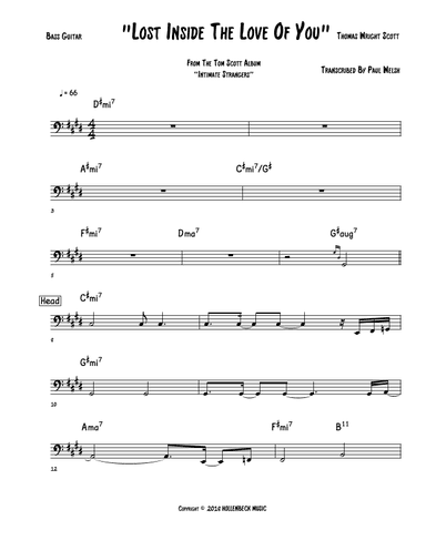 Lost Inside The Love Of You (arr. Paul welsh)